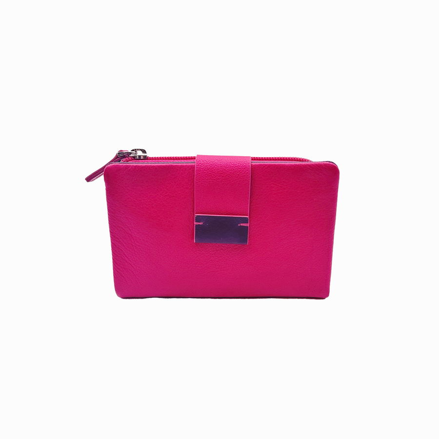 6046 Portafoglio Donna Fucsia/Blu